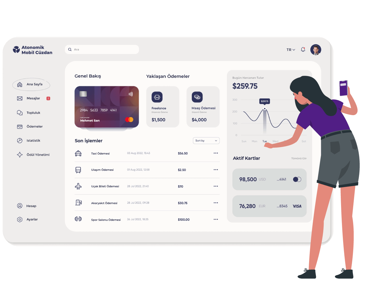 Atonomik Mobil Cüzdan